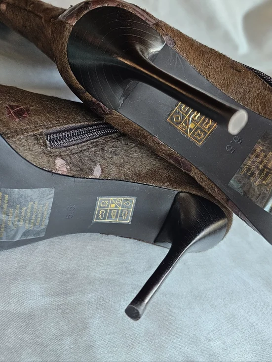 Jeffrey Campbell Proposal Boots in in Brown Croc Sz 6.5 - Picture 10 of 16